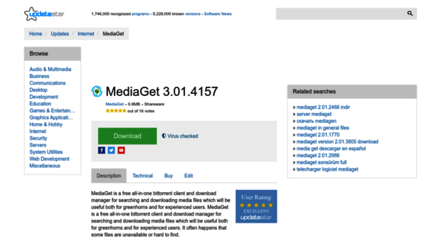 mediaget.updatestar.com