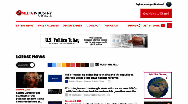 mediaindustryobserver.com