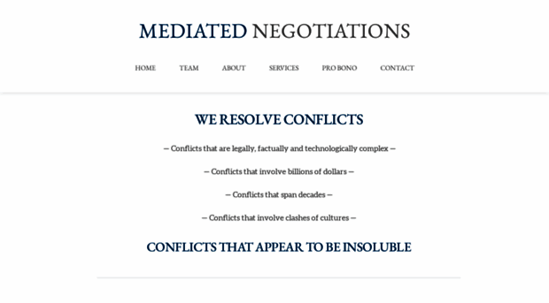 mediatednegotiations.com