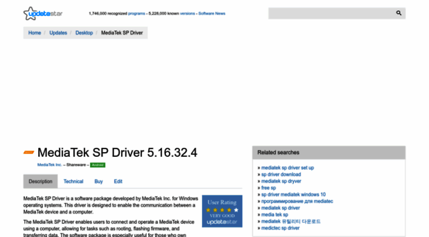 mediatek-sp-driver.updatestar.com