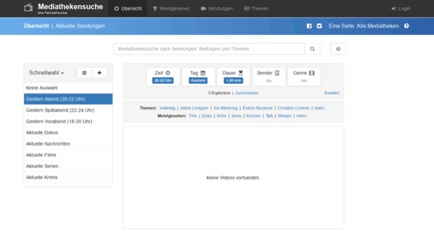 mediathekensuche.de