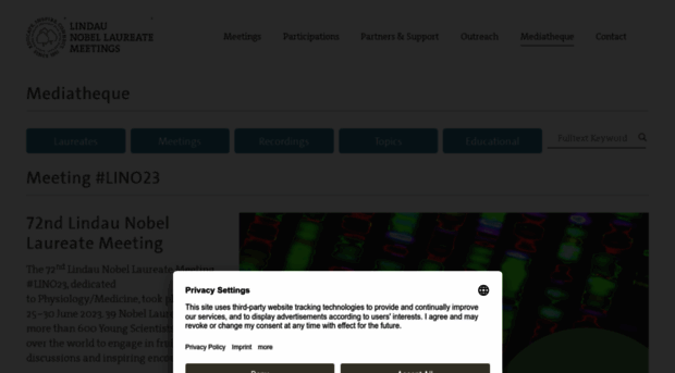 mediatheque.lindau-nobel.org