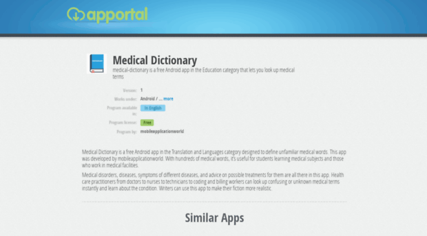 medical-dictionary.apportal.co
