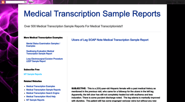 medical-transcription-sample-reports.blogspot.com