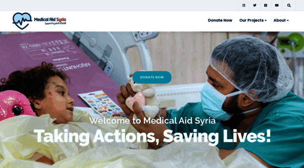 medicalaidsyria.com