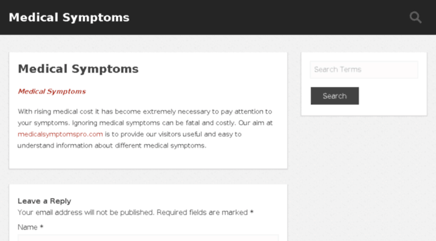 medicalsymptomspro.com