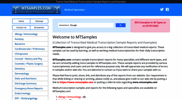 medicaltranscriptionsamples.com