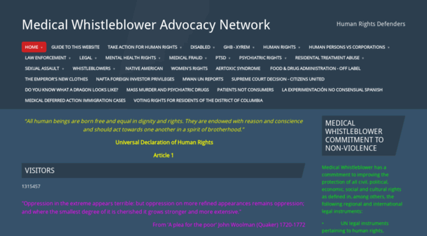 medicalwhistlebloweradvocacynetwork.com