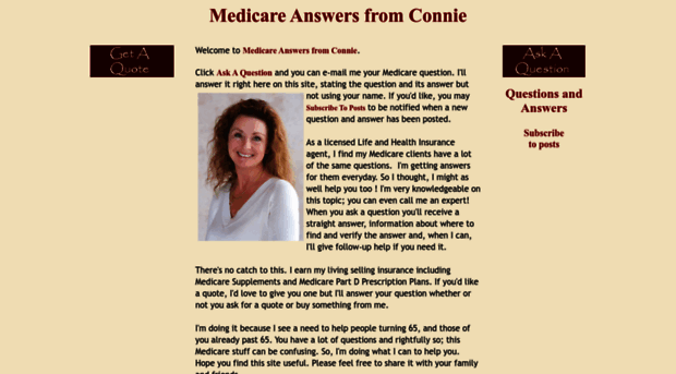 medicareanswersfromconnie.com