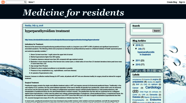 medicineforresidents.blogspot.com