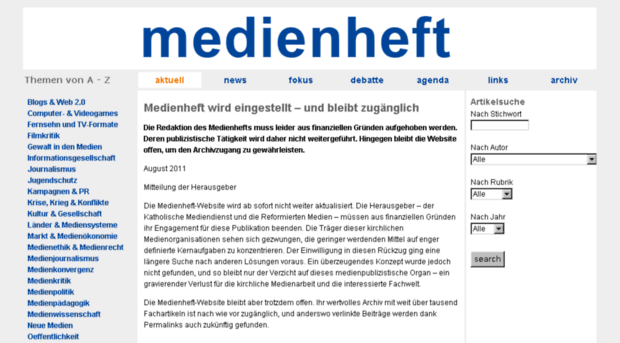 medienheft.ch