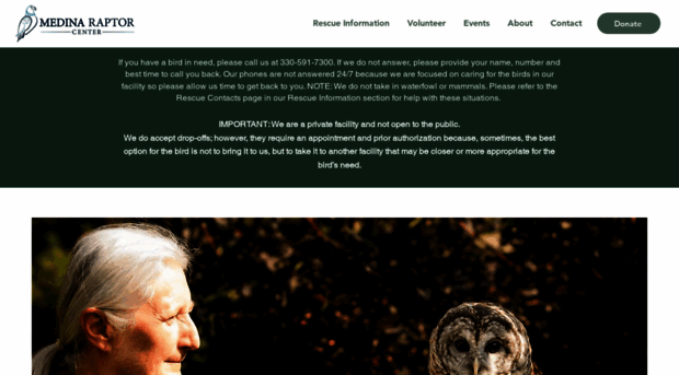 medinaraptorcenter.org