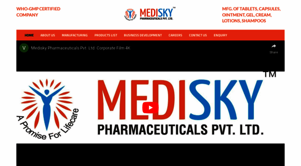 mediskypharma.com