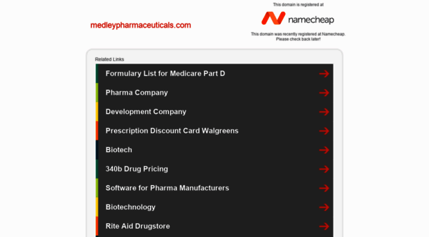 medleypharmaceuticals.com