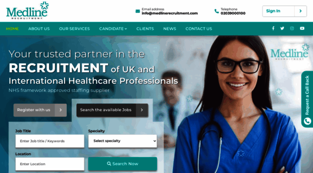 medlinerecruitment.com