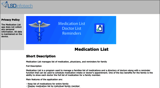 medlist.lsdinfotech.com