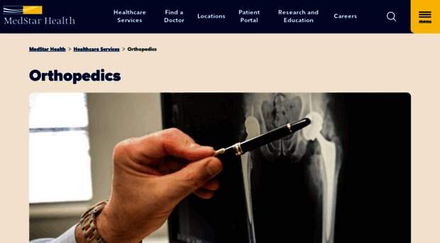 medstarorthopaedicinstitute.org