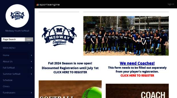 medwaysoftball.org