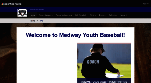 medwayyouthbaseball.sportngin.com