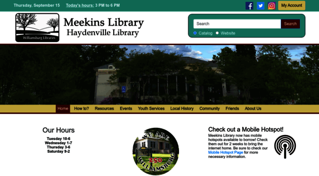 meekins-library.org