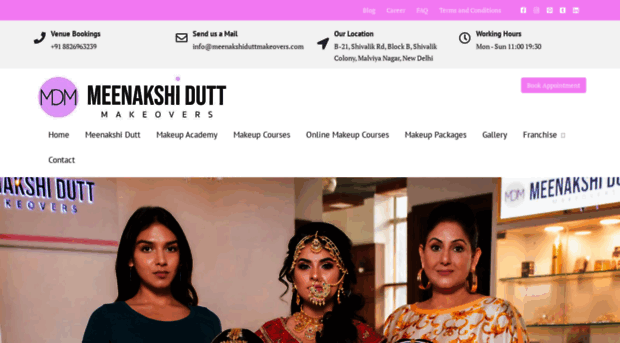 meenakshiduttmakeovers.com