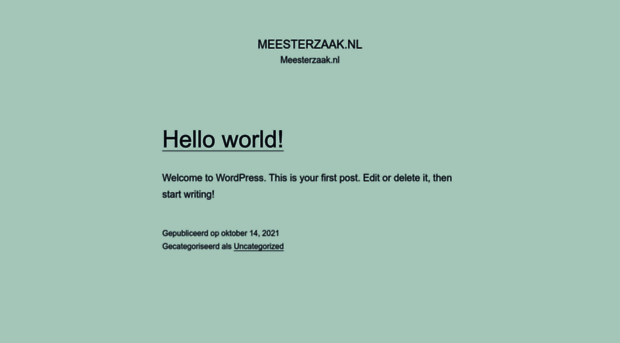 meesterzaak.nl