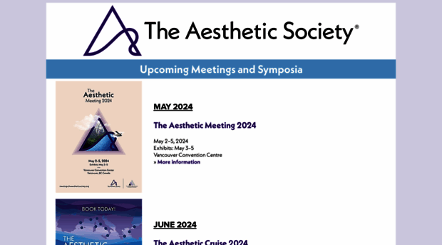 meetings.theaestheticsociety.org