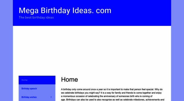 megabirthdayideas.com