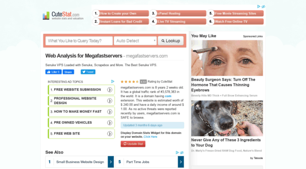 megafastservers.com.cutestat.com