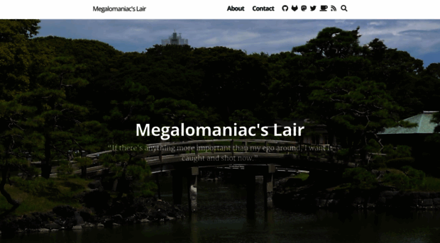 megalomaniacslair.co.uk