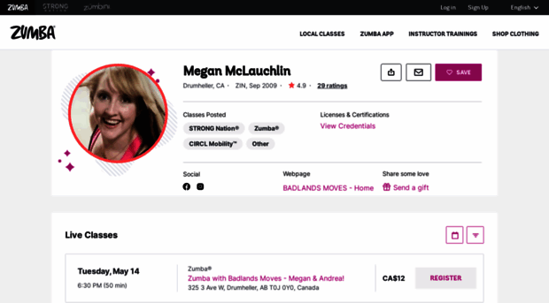 meganm.zumba.com