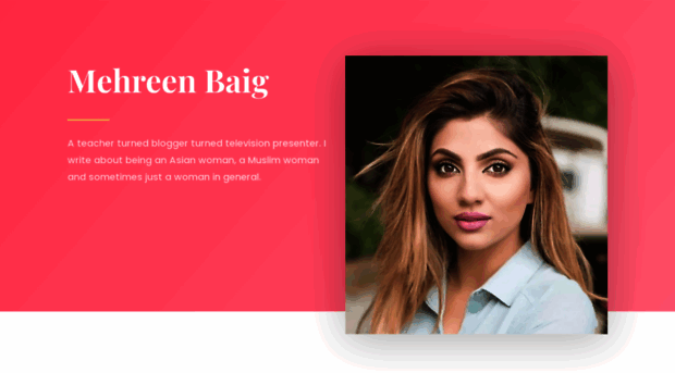 mehreenbaig.com