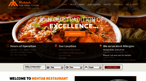 mehtabrestaurant.com