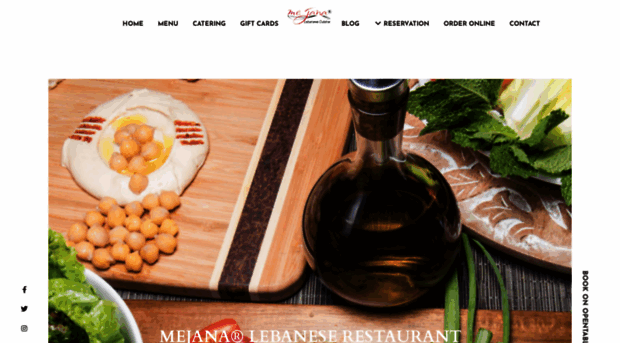 mejanarestaurant.com