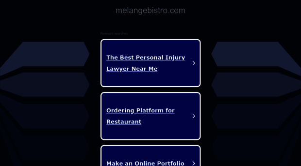 melangebistro.com