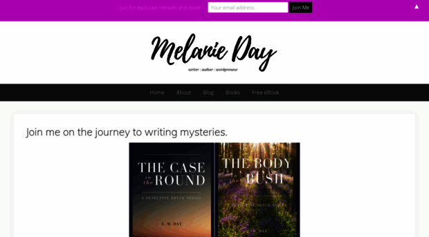 melaniedayauthor.com