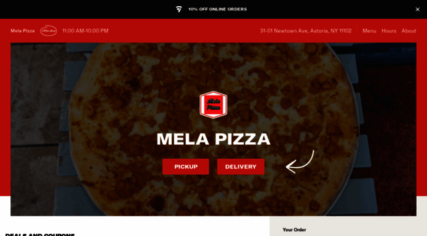 melapizzamenu.com