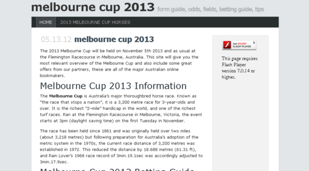 melbournecup2013.com