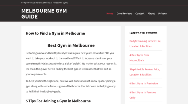 melbournegymguide.com