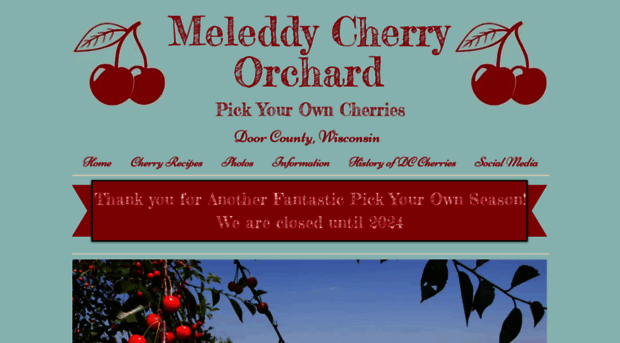 meleddycherryfarm.com