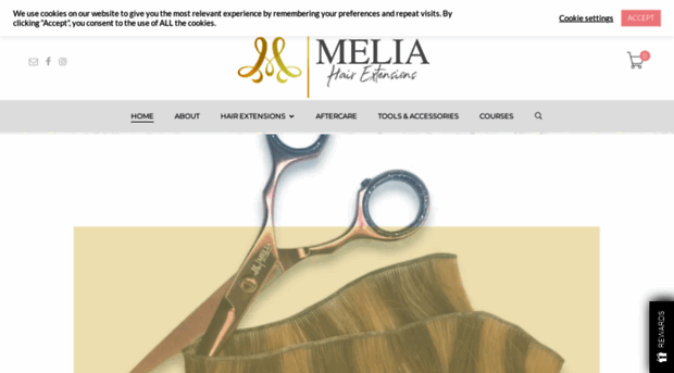 meliahairextensions.com