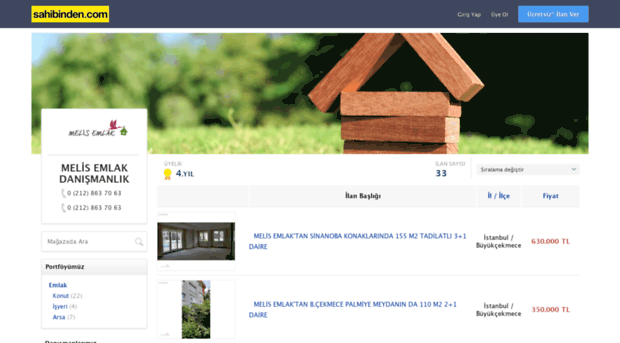melisemlakdanismanlik.sahibinden.com
