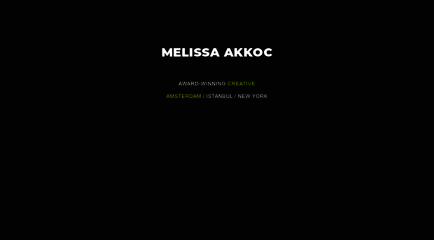 melissaakkoc.com