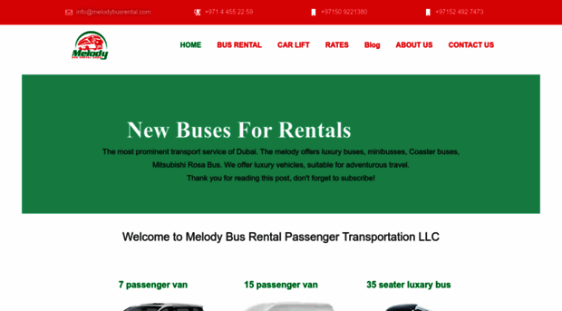 melodybusrental.com