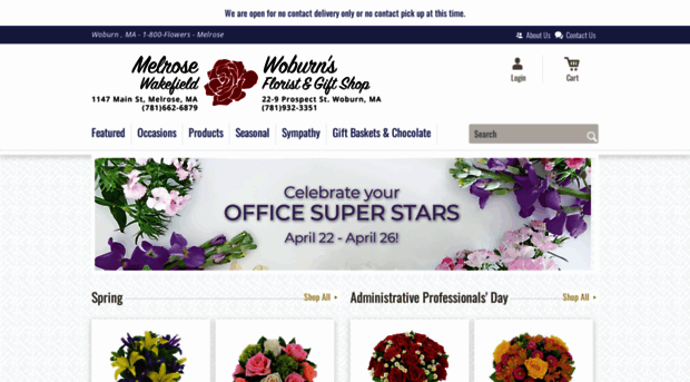 melrosewakefieldflorist.com