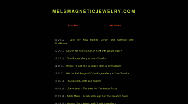 melsmagneticjewelry.com