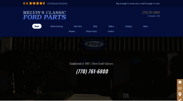 melvinsclassicfordparts.com