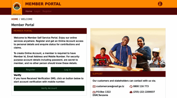 member-portal.nssf.or.tz