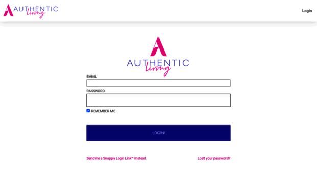 member.authenticliving.com