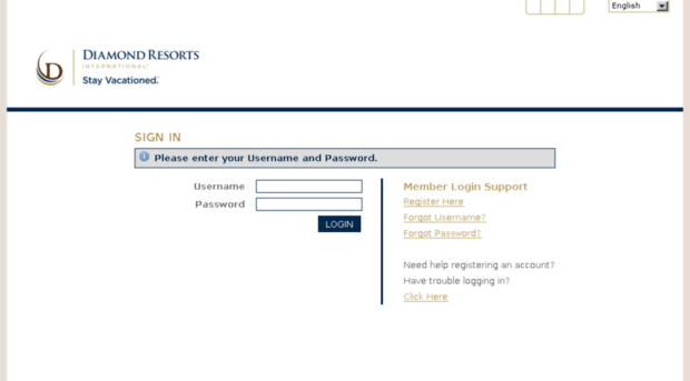 member.diamondresorts.com